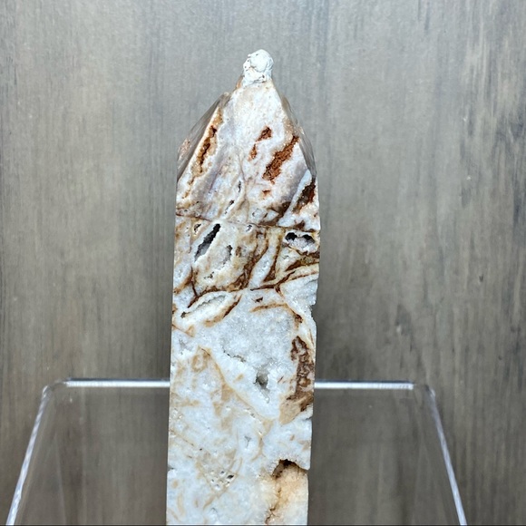 Sphalerite Druzy Crystal Stone Tower Point - Picture 8 of 8